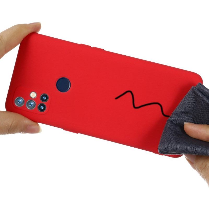 Hoesje voor OnePlus Nord N10 Puro Vloeibare Siliconen