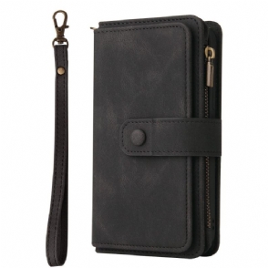 Leren Hoesje voor OnePlus Nord N10 Bescherming Portemonnee Leren Met Ketting