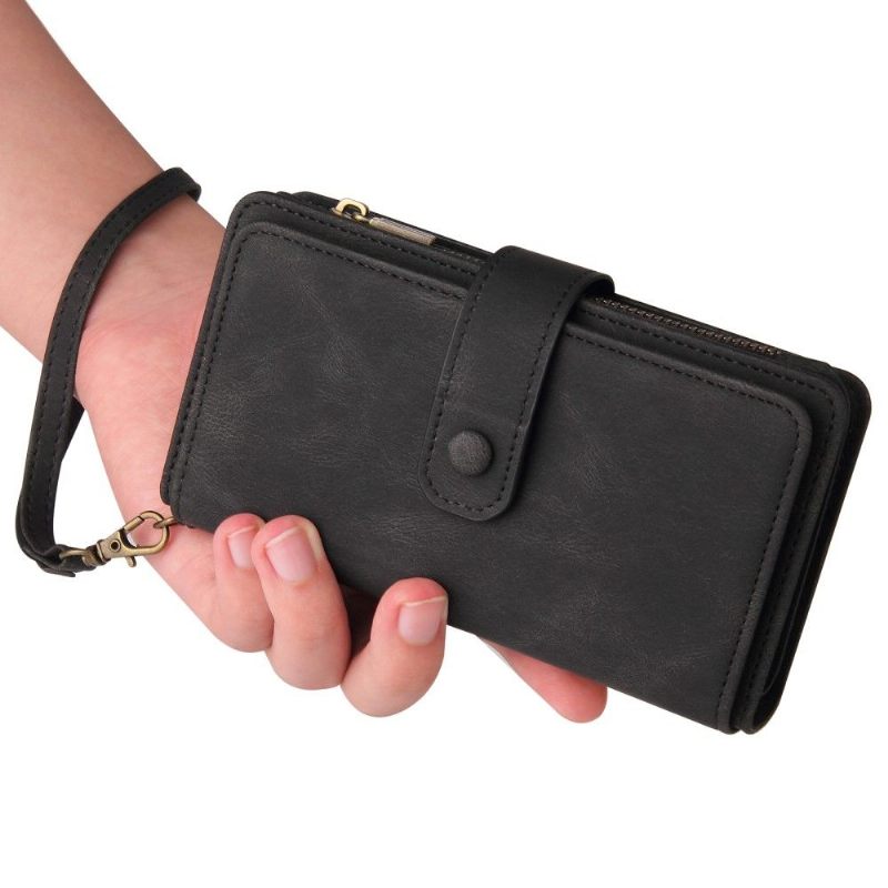 Leren Hoesje voor OnePlus Nord N10 Bescherming Portemonnee Leren Met Ketting
