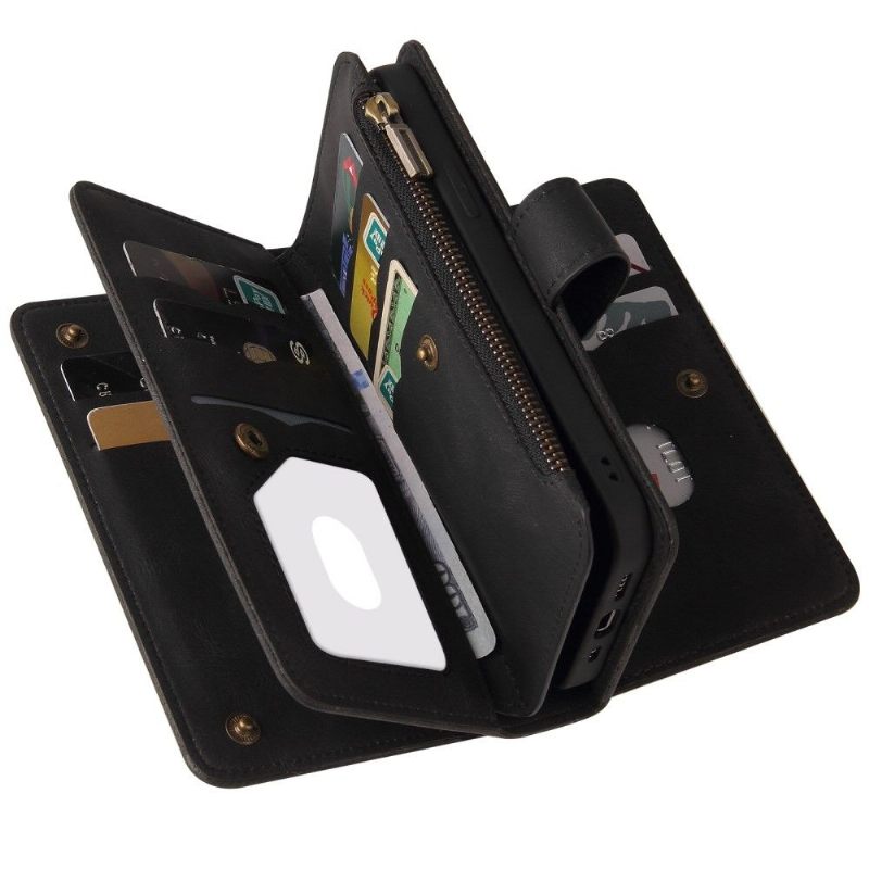 Leren Hoesje voor OnePlus Nord N10 Bescherming Portemonnee Leren Met Ketting