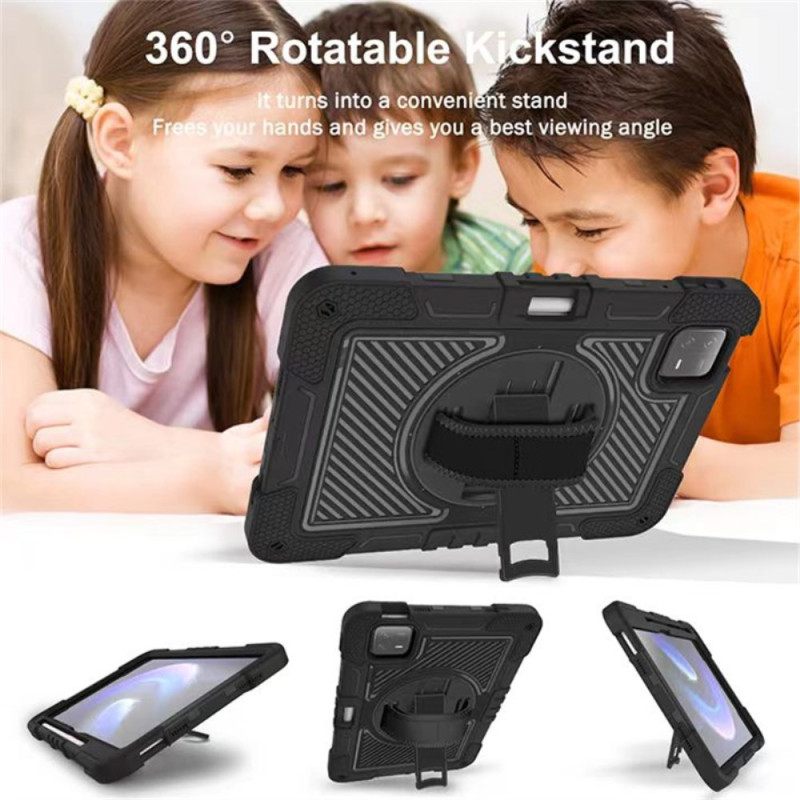 Case Hoesje Xiaomi Pad 6 Pro Telefoonhoesje Ultrasterk Met Schouderriem