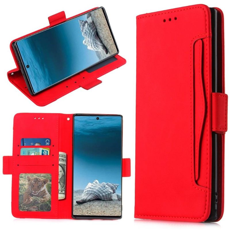 Folio-hoesje voor Samsung Galaxy Note 10+ / Note 10+ 5G Premium Met Kaarthouder