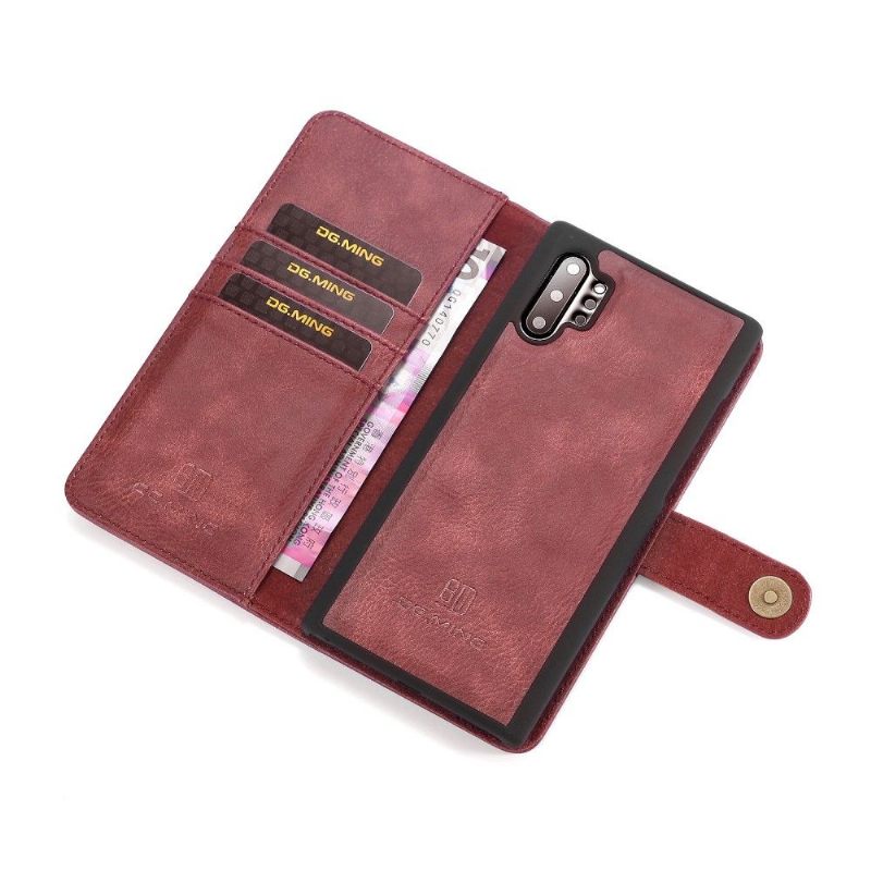 Hoesje Folio-hoesje voor Samsung Galaxy Note 10+ / Note 10+ 5G Portemonnee Met Verwijderbare Schaal