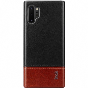 Hoesje voor Samsung Galaxy Note 10+ / Note 10+ 5G Imak Bicolor Imitatieleer