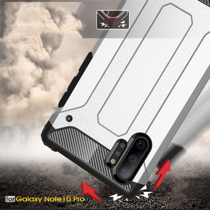 Hoesje voor Samsung Galaxy Note 10+ / Note 10+ 5G Pantserwachtbeschermer