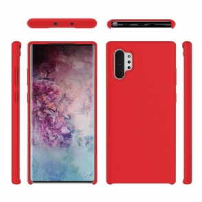 Hoesje voor Samsung Galaxy Note 10+ / Note 10+ 5G Vloeibare Siliconen