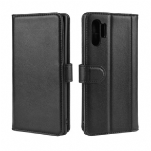 Leren Hoesje voor Samsung Galaxy Note 10+ / Note 10+ 5G Premium Leer