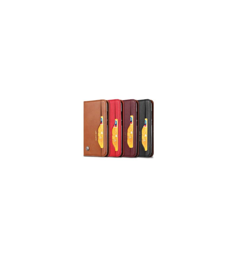 Folio-hoesje voor Honor 10 Leren Stand Case