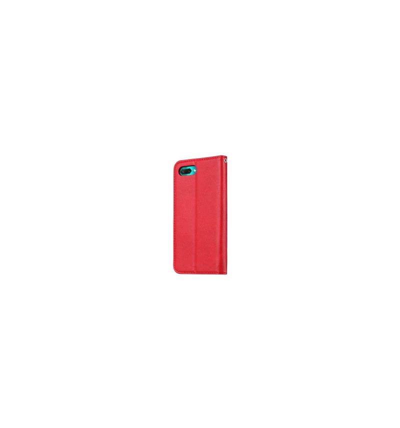 Folio-hoesje voor Honor 10 Leren Stand Case
