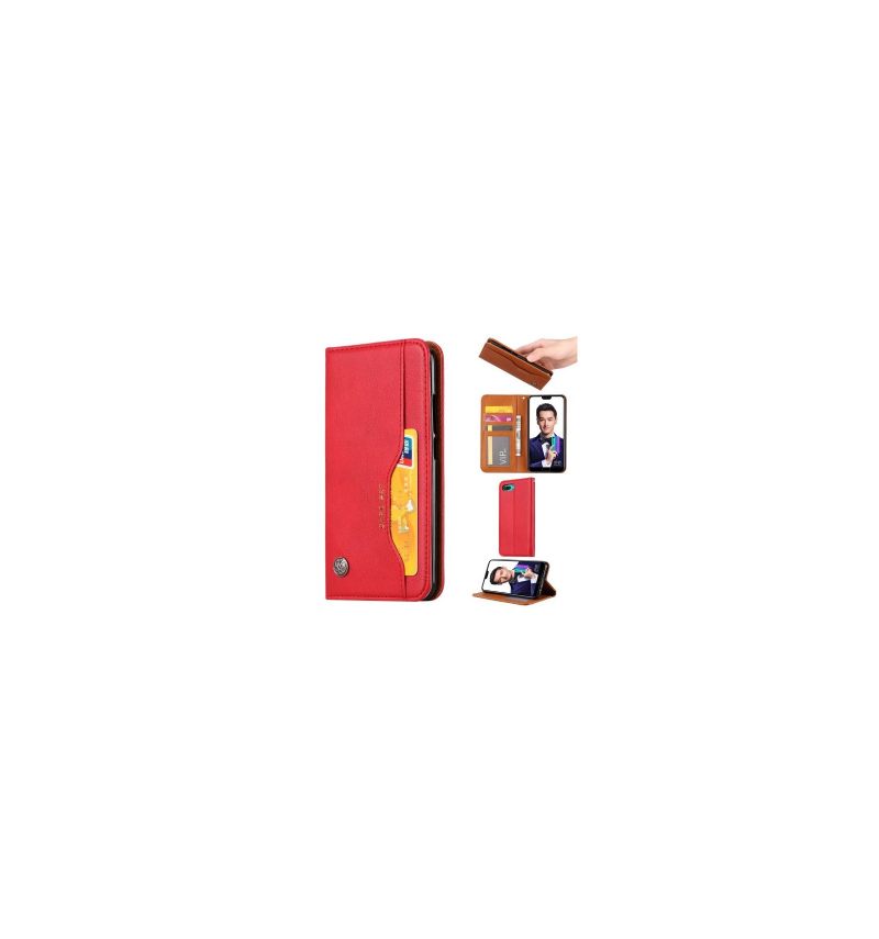 Folio-hoesje voor Honor 10 Portemonnee Leren Stand Case