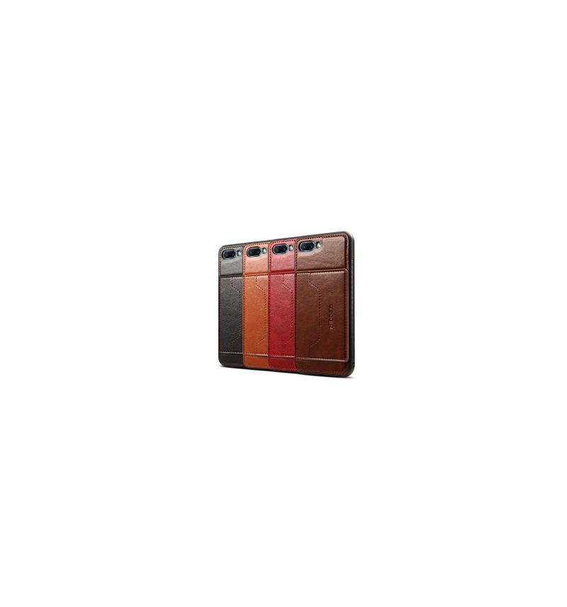 Hoesje voor Honor 10 Kaarthouder Van Kunstleer