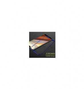 Honor 10 Schermbeschermer Van Gehard Glas Op Ware Grootte - Blauw