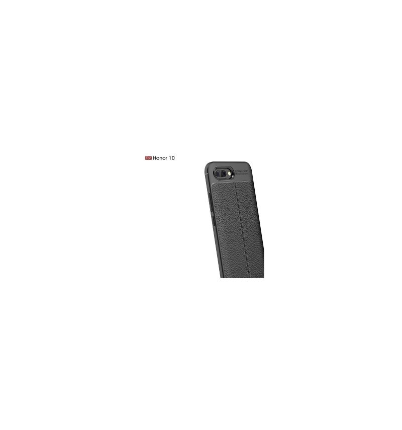 Telefoonhoesje voor Honor 10 Bescherming Litchi-textuur Leerstijl