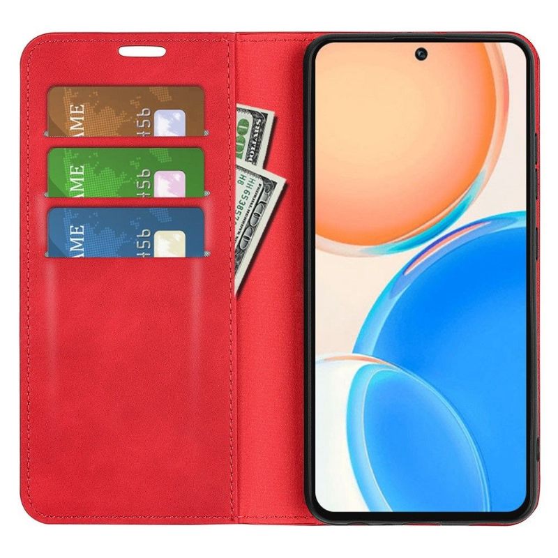 Cover voor Honor X8 Kunstleer Stand Functie