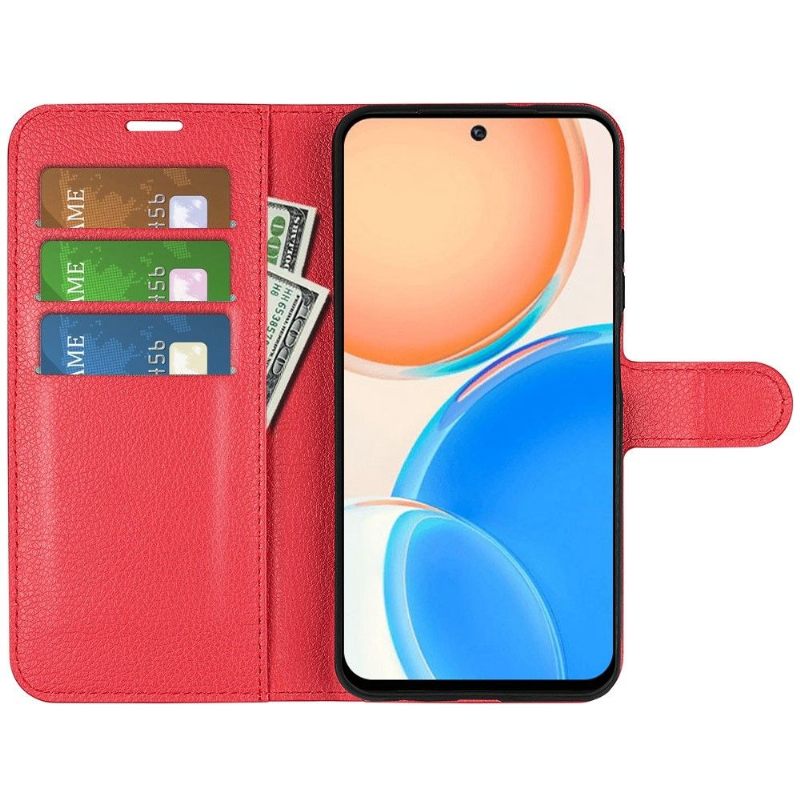 Folio-hoesje voor Honor X8 Portemonnee Leren Leerstijl