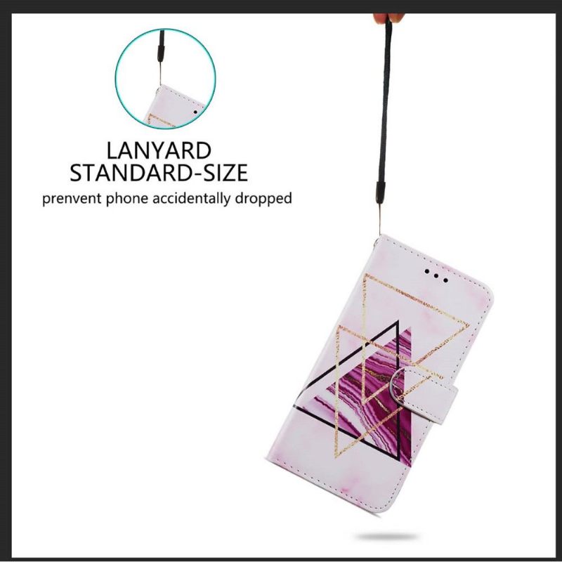 Flip Case voor Samsung Galaxy S20 FE Ontwerp Driehoeken