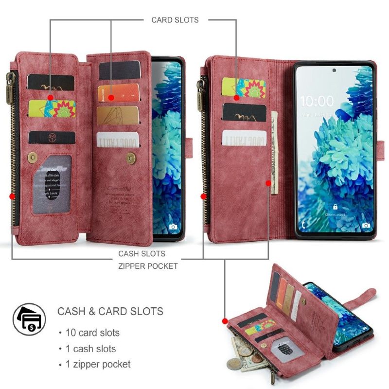 Flip Case voor Samsung Galaxy S20 FE Portemonnee Leren Joey