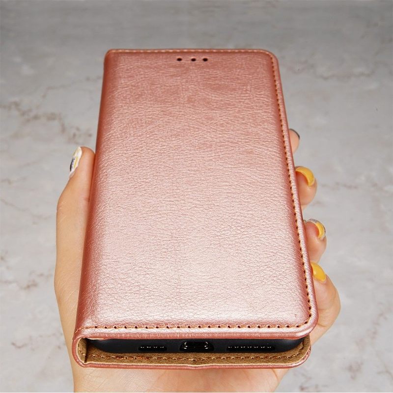 Folio-hoesje voor Samsung Galaxy S20 FE Anti-fall Puur Kunstleer
