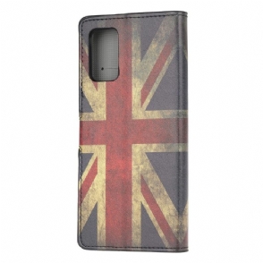 Folio-hoesje voor Samsung Galaxy S20 FE Anti-fall Vintage Engelse Vlag