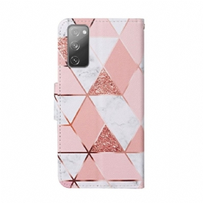 Folio-hoesje voor Samsung Galaxy S20 FE Chique Geometrie