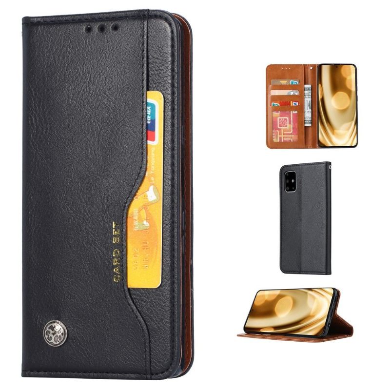 Folio-hoesje voor Samsung Galaxy S20 FE Kunstleer Kaarthouder Stand
