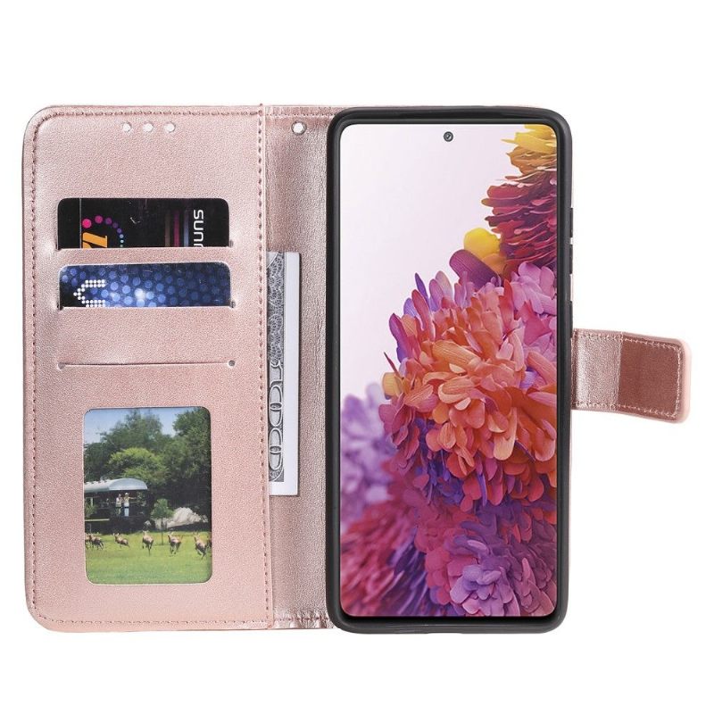 Folio-hoesje voor Samsung Galaxy S20 FE Reliëf-mandala