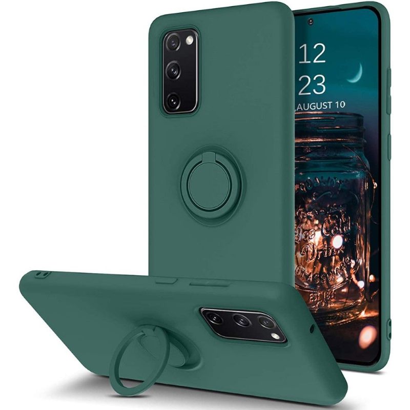 Hoesje voor Samsung Galaxy S20 FE Vloeibare Siliconenring