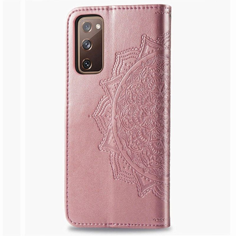 Leren Hoesje voor Samsung Galaxy S20 FE Bescherming Mandala-kaarthouder