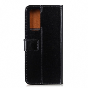 Leren Hoesje voor Samsung Galaxy S20 FE Melodie Met Leereffect