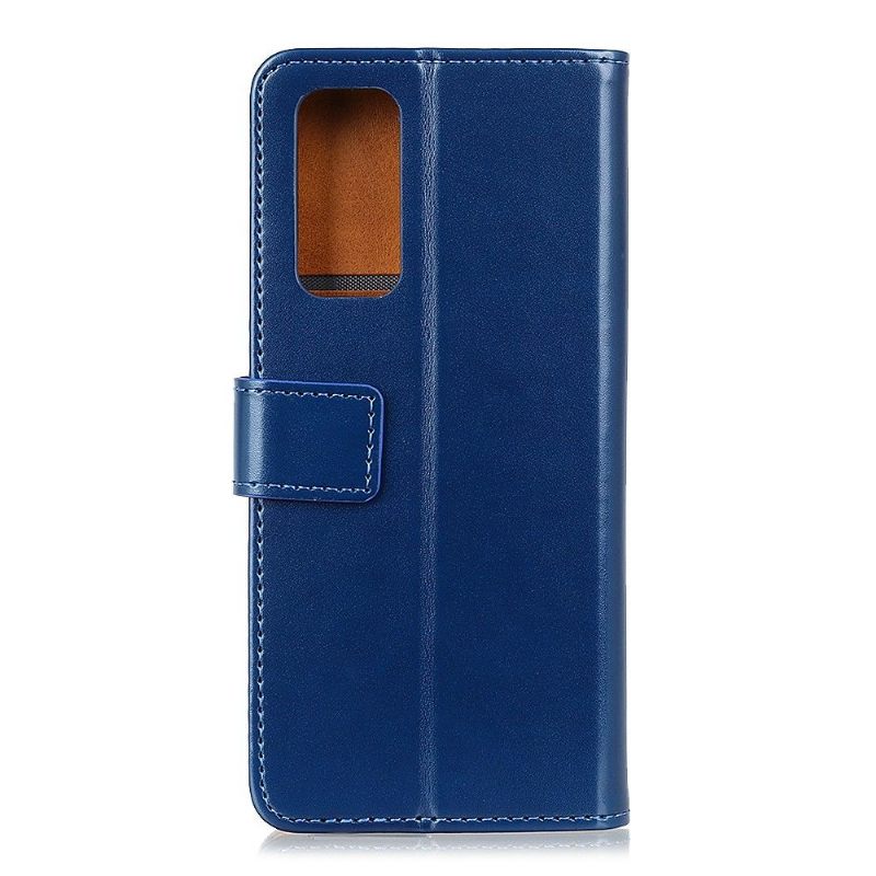 Leren Hoesje voor Samsung Galaxy S20 FE Melodie Met Leereffect