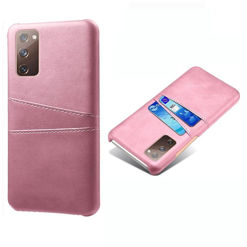 Telefoonhoesje voor Samsung Galaxy S20 FE Melody Leder Effect Kaarthouder