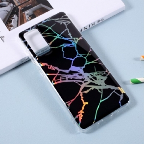 Telefoonhoesje voor Samsung Galaxy S20 FE Metaaleffect Marmer