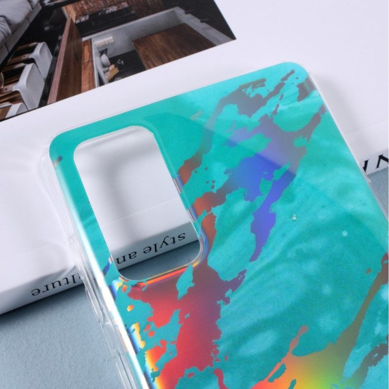 Telefoonhoesje voor Samsung Galaxy S20 FE Metaaleffect Marmer