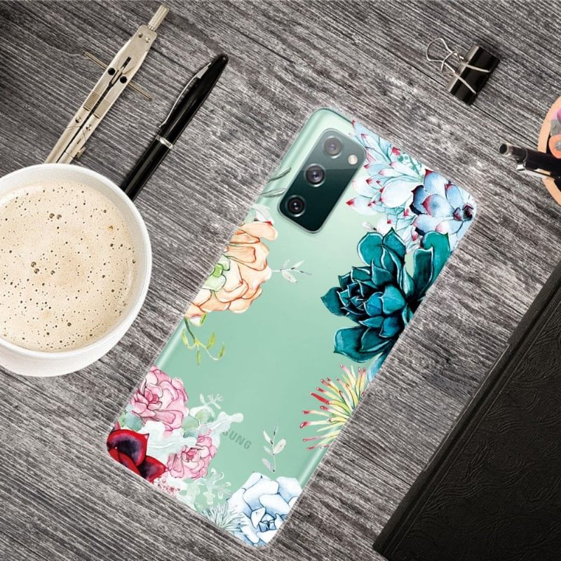 Telefoonhoesje voor Samsung Galaxy S20 FE Verscheidenheid Aan Bloemen
