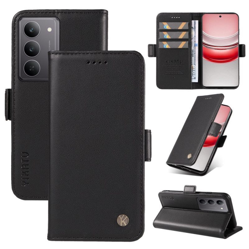 Flip Case Leren Realme C71 Ykatu