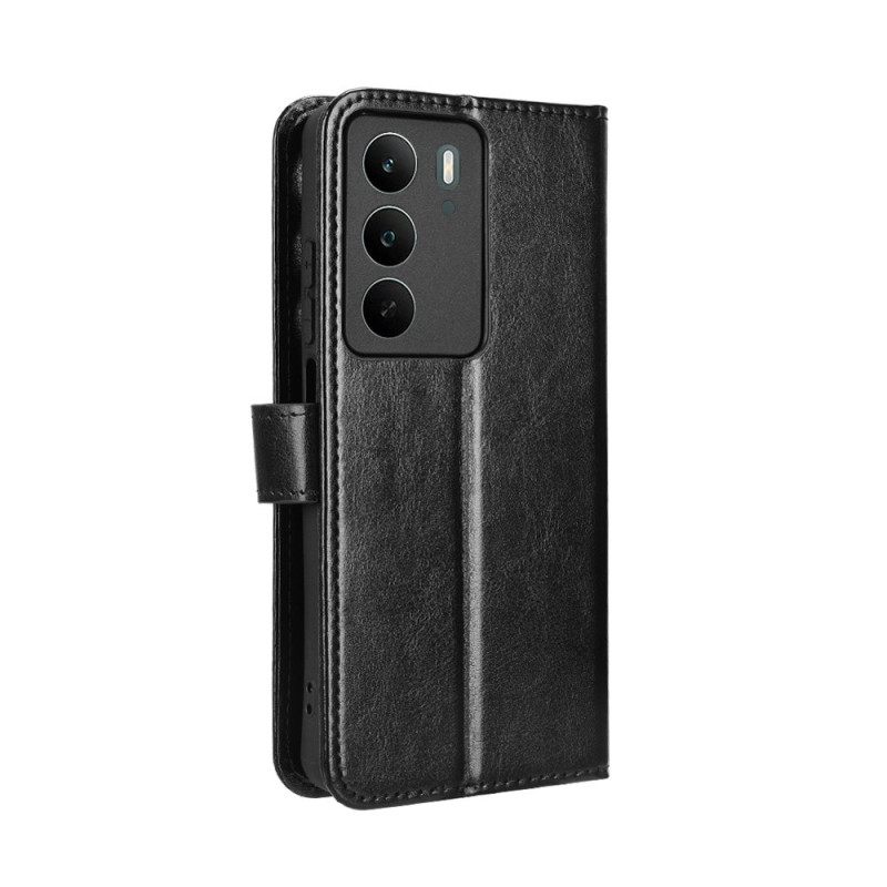 Folio-hoesje Realme C71 Telefoonhoesje Opvallend Imitatieleer