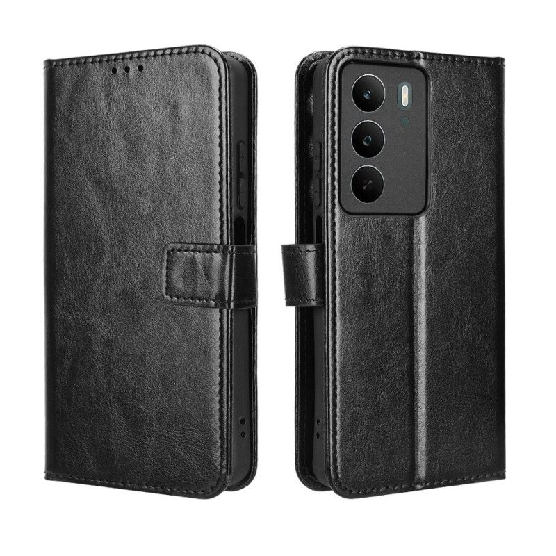 Folio-hoesje Realme C71 Telefoonhoesje Opvallend Imitatieleer