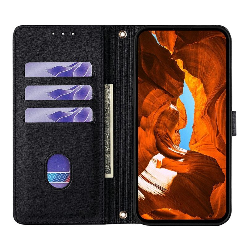 Leren Hoesje Voor Realme C71 Crossbody-portemonnee