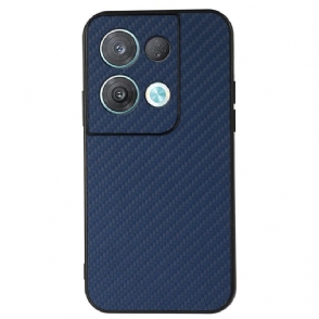 Hoesje voor Oppo Reno 8 Pro Koolstofvezel