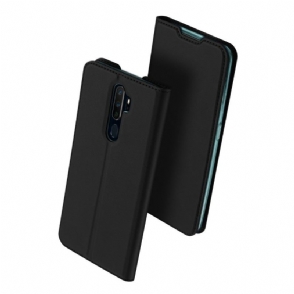 Folio-hoesje voor Oppo A9 2020 Anti-fall Satijnen Coating