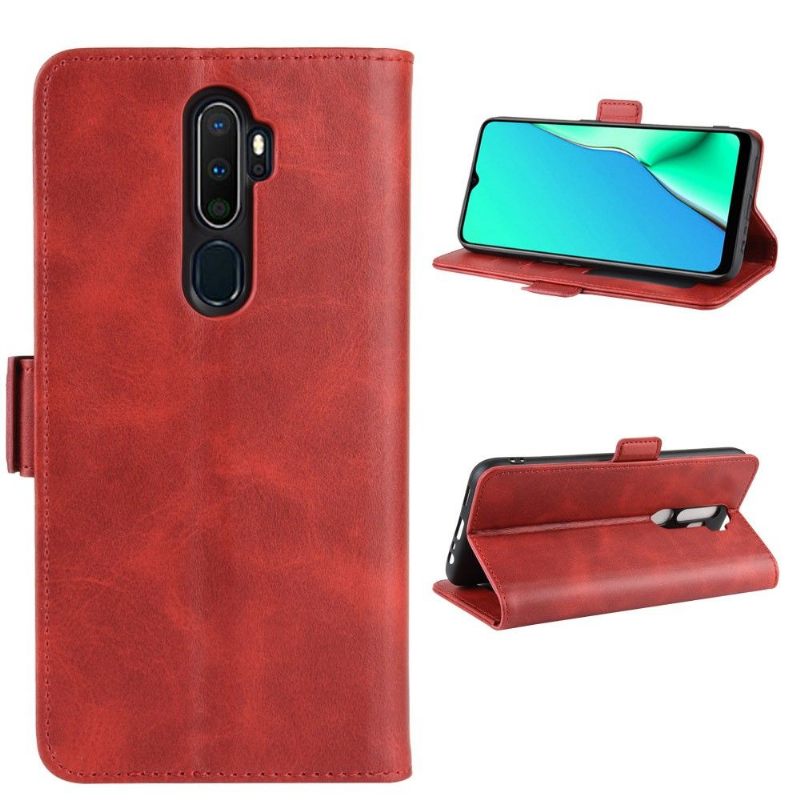 Folio-hoesje voor Oppo A9 2020 Portemonnee Leren Portemonnee Stijl Matte Coating