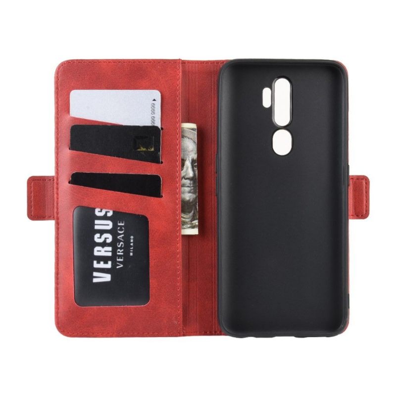 Folio-hoesje voor Oppo A9 2020 Portemonnee Leren Portemonnee Stijl Matte Coating