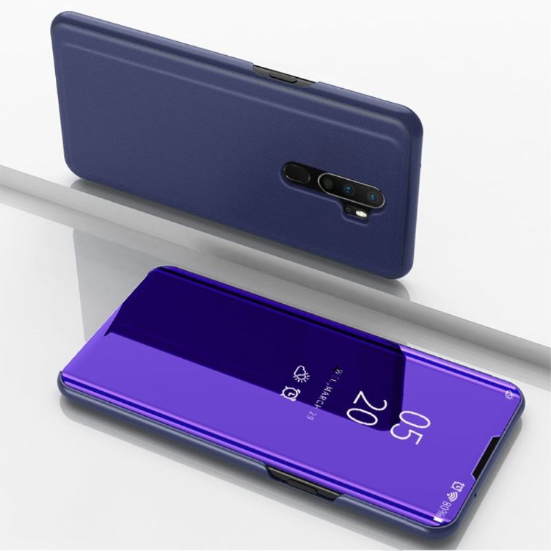 Hoesje voor Oppo A9 2020 Folio-hoesje Spiegeleffect