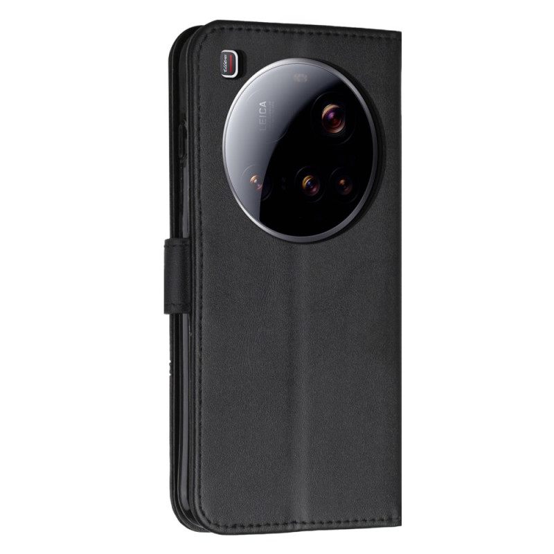 Flip Case Leren Xiaomi 15 Ultra Leerlook