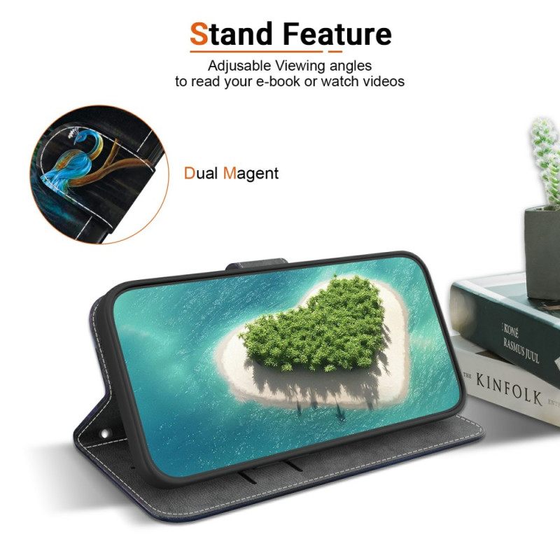 Flip Case Leren Xiaomi 15 Ultra Pauw