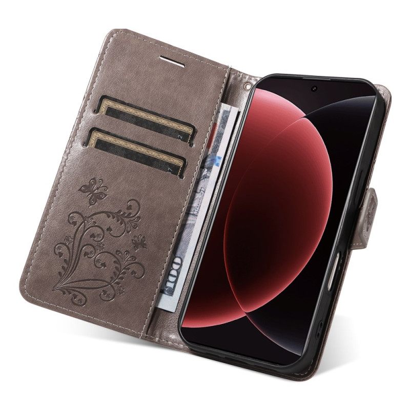 Folio-hoesje Xiaomi 15 Ultra Reuzenvlinders