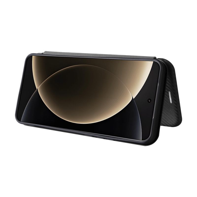 Folio-hoesje Xiaomi 15 Ultra Telefoonhoesje Geborsteld Koolstofvezel