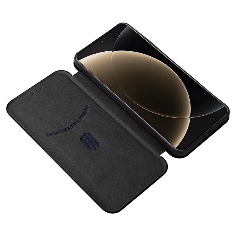 Folio-hoesje Xiaomi 15 Ultra Telefoonhoesje Geborsteld Koolstofvezel