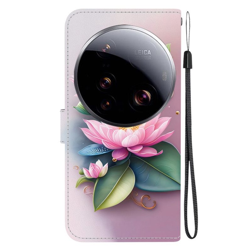 Folio-hoesje Xiaomi 15 Ultra Telefoonhoesje Lotus
