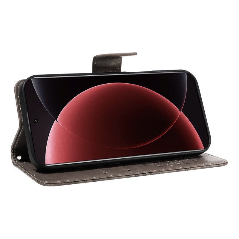 Folio-hoesje Xiaomi 15 Ultra Telefoonhoesje Zonnebloempatroon